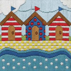 Long Stitch Kit: Beach Huts - Image 2