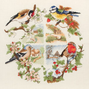 Counted Cross Stitch Kit: Birds & Seasons - Image 2