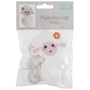 Trimits Pom Pom Decoration Kit: Sheep - Image 1