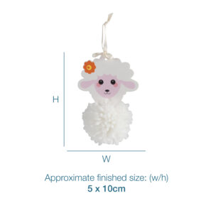 Trimits Pom Pom Decoration Kit: Sheep - Image 4