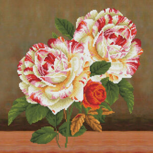 Diamond Painting Kit: Camellia & Rose Bouquet - Image 1