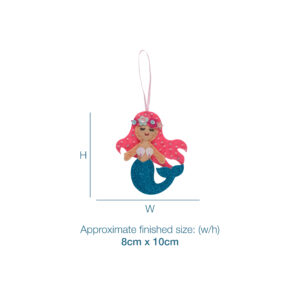 Trimits Felt Decoration Kit: Mermaid - Image 4