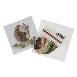Counted Cross Stitch Kit: Mini: Hedgehog - Image 4