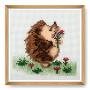 Counted Cross Stitch Kit: Mini: Hedgehog - Image 2