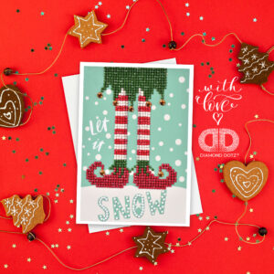 Diamond Dotz Greeting Card Kit: Let it Snow - Image 3