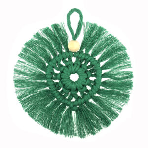 Trimits Macramé Kit: Decoration: Wreath: Green - Image 3