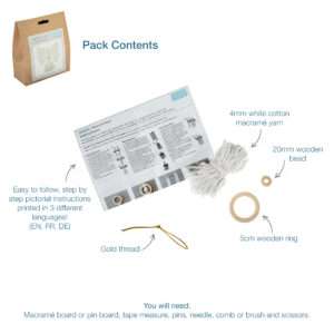 Trimits Macramé Kit: Decoration: Angel - Image 6