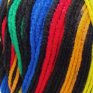 Red Heart Super Saver Yarn 141g - Primary stripes - Image 2