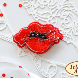 Tela Artis Brooch Making Kit - Poppy - Image 1