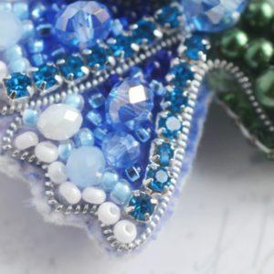 Tela Artis Brooch Making Kit - Cornflower - Image 5