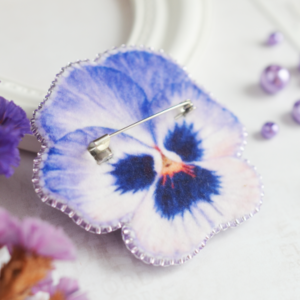 Tela Artis Brooch Making Kit - Viola Rococo - Image 4