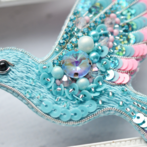 Tela Artis Brooch Making Kit - Humming Bird Dawn - Image 4