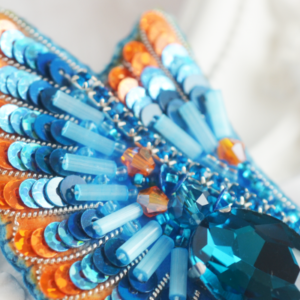 Tela Artis Brooch Making Kit - Blue bird of Happiness - Image 2