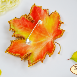 Tela Artis Brooch Making Kit - Maple Leaf - Image 2
