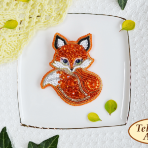 Tela Artis Brooch Making Kit - Fox - Image 1