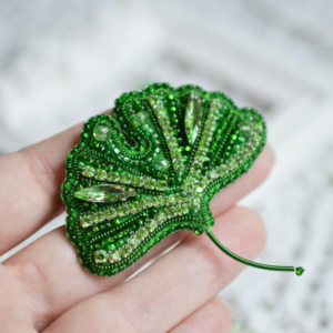 Tela Artis Brooch Making Kit - Gingko Leaf - Image 5