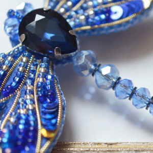 Tela Artis Brooch Making Kit - Blue Dragonfly - Image 4