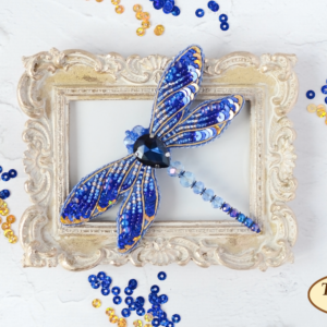 Tela Artis Brooch Making Kit - Blue Dragonfly - Image 1