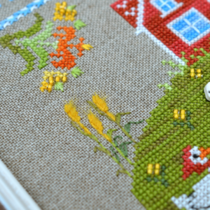 Tela Artis Counted Cross Stitch - On the pond - Image 6