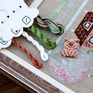 Tela Artis Counted Cross Stitch - In a puddle - Image 2