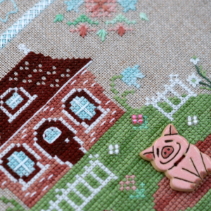 Tela Artis Counted Cross Stitch - In a puddle - Image 5