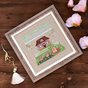 Tela Artis Counted Cross Stitch - In a puddle - Image 1